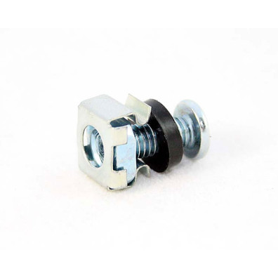 JUEGO DE TORNILLOS DE METAL PARA ARMARIOS SERVIDORES 50 UDS TORNILLO + GRAPA