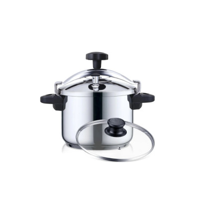 Olla Inox Plus Haeger 6L con Válvula Rotativa