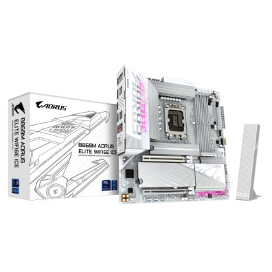 PLACA BASE GIGABYTE B860M AORUS ELITE WIFI6E ICE
