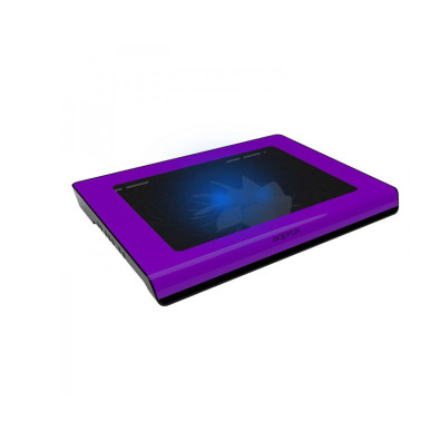 LAPTOP COOLER PAD 14'' 2 LEDS MORADO APPROX