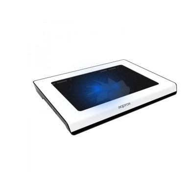 LAPTOP COOLER PAD 14'' 2 LEDS BLANCO APPROX