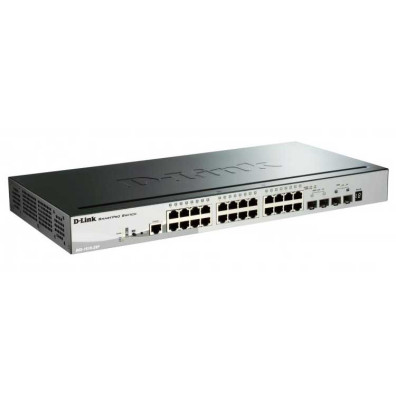 D-LINK SWITCH 28 Puertos Ethernet Gigabit - Alto Rendimiento