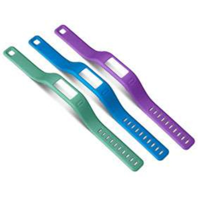 GARMIN Correas repuesto pequeñas (morado/turquesa/azul) Vivofit