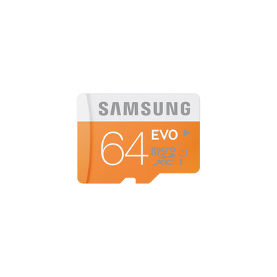 MICRO SD 64GB SAMSUNG EVO CL10 + ADAPT SD