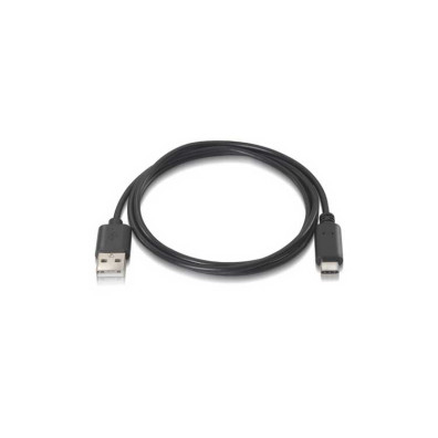 Cable USB-C 3A 2.0 NanoCable Negro 0.5m