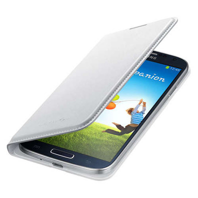 FUNDA SAMSUNG GALAXY S4 Flip Cover PROTECTORA Blanca