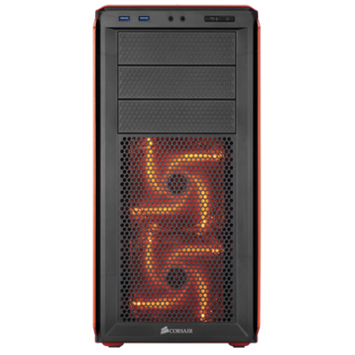 CORSAIR Graphite 230T Windowed Naranja Torre