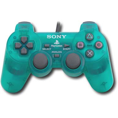 Dual Shock 2 Verde Transparente