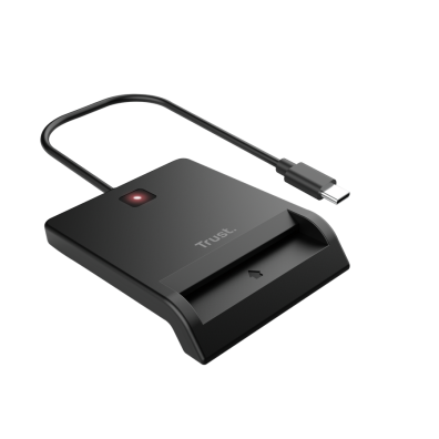 LECTOR TARJETAS EXTERNO USB-C PRIMO NEGRO TRUST