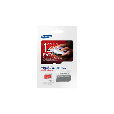 MICRO SD SAMSUNG 128GB + ADAPTADOR EVO+ CLASE 10