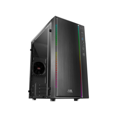 CAJA MICROATX MCM NEGRO - Mars Gaming