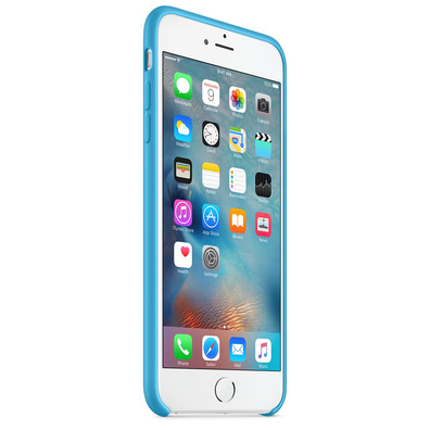 FUNDA APPLE IPHONE 6S PLUS SILICONA AZUL