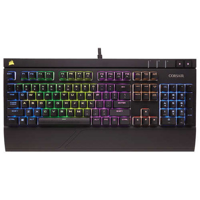 TECLADO CORSAIR Gaming STRAFE RGB Cherry MX Red