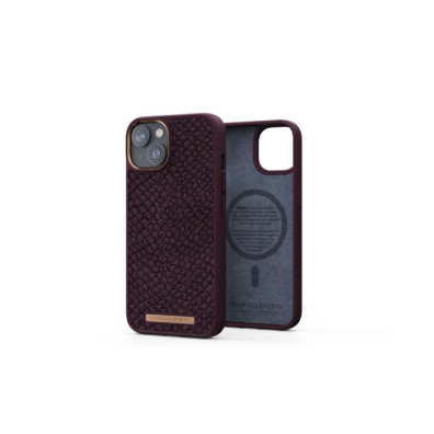 Funda MagSafe iPhone 14 Piel de Salmón Coñac - NJORD