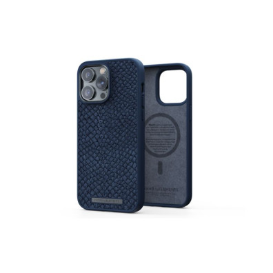 Funda MagSafe iPhone 14 Pro Max Piel de Salmón Azul Petróleo NJORD