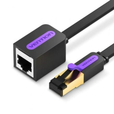 Cable alargador Vention Negro 10m Cat.7 UTP RJ45 - Cables de Red