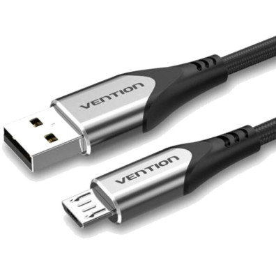 Cable Micro USB Vention 0.5m Gris USB 2.0