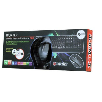 Woxter Combo Teclado + Ratón inalámbrico 300