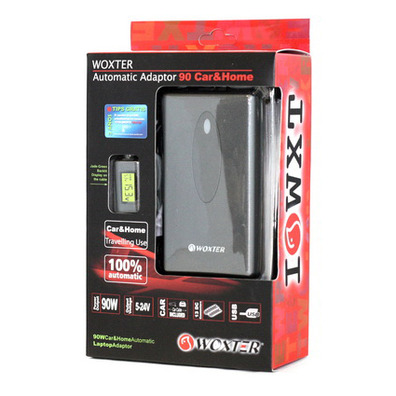Cargador automático coche y casa 90W Woxter
