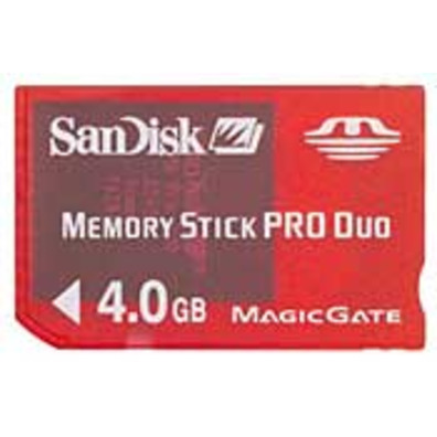Memory Stick Pro Duo 4 Gb Gaming Sandisk