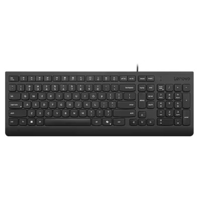 Teclado Lenovo USB Esencial Corded - Tecla Copilot, Nueva Generación