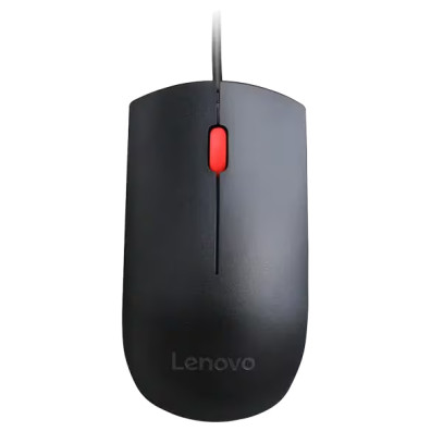 Mouse Lenovo Essential USB 1600DPI Color Negro