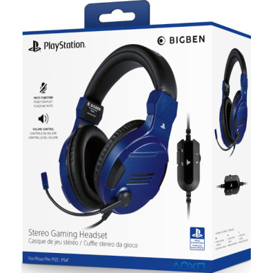 BIGBEN STEREO GAMING HEADSET AZUL (PS4) (OFFICIAL)