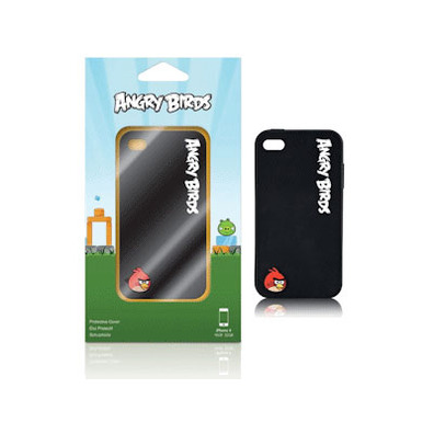 Carcasa Angry Birds  Negra Premium iPhone 4/iPhone 4S