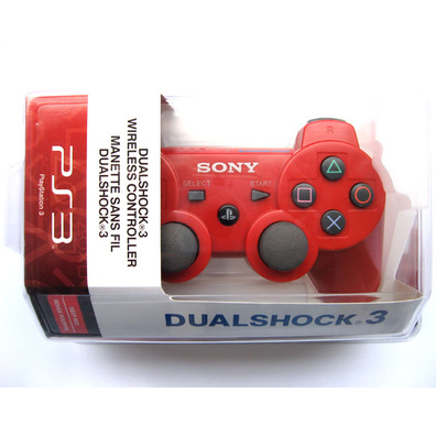 Mando PS3 DualShock 3 Sixaxis Rojo