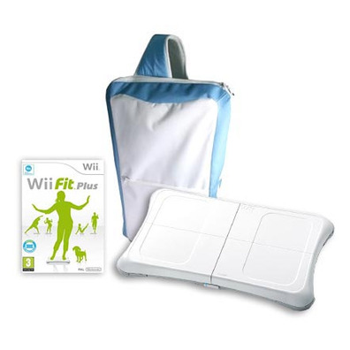 WiiFit Plus + Wii Balance Board + Funda de Transporte Madcatz