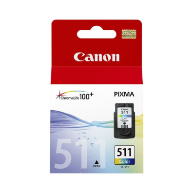 Cartucho Tinta Canon CL511 - Calidad y Color para Impresiones Perfectas.