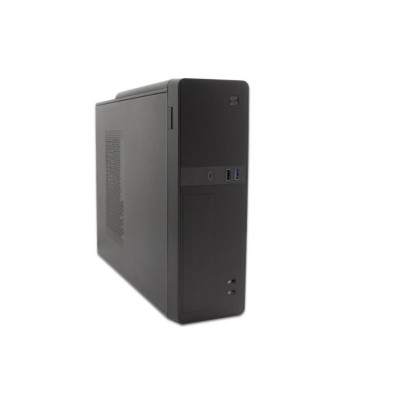 CAJA MICROATX COOLBOX T310 SLIM NEGRA CON FUENTE