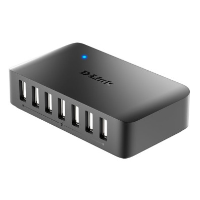 D-LINK HUB USB 2.0 de 7 Puertos