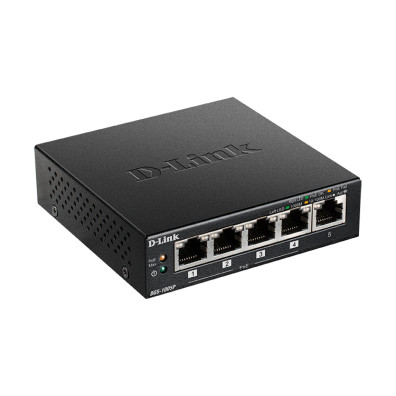 D-LINK SWITCH 5 PUERTOS 10/100/1Gbit con 4 Puertos PoE