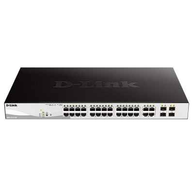 Switch D-Link 24 Puertos + 4 Combo 1Gbit PoE Ethernet