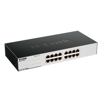 Switch Ethernet D-Link 16 Puertos - Conexión Rápida y Segura