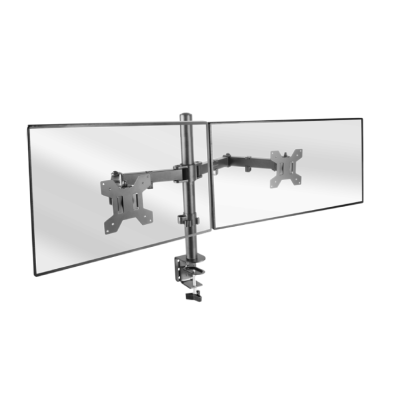 SOPORTE DE MESA MARS GAMING MARM2 PARA 2 PANTALLAS 13" A 27" NEGRO