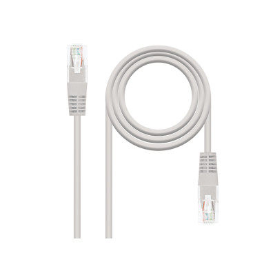CABLE DE RED CAT6 UTP RJ45 LATIGUILLO GRIS 0.30 M - NANOCABLE