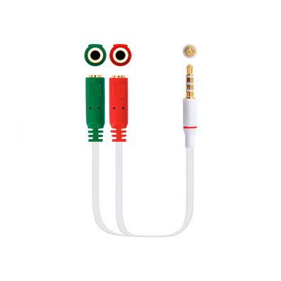 Cable Adaptador Audio Jack 3.5mm Nanocable 20cm
