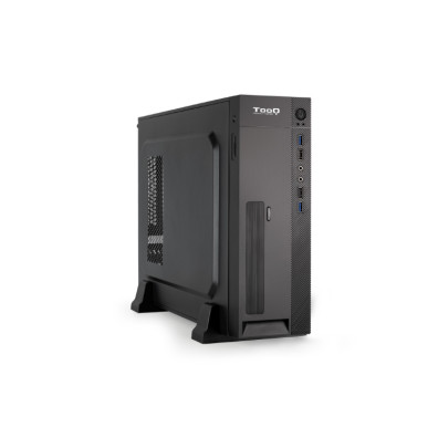 CAJA Slim MATX Tooq TQC-3008U3CD 500W Micro ATX/Mini ITX SFX Lector de Tarjetas 2xUSB 3.0