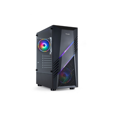 CAJA ATX NEGRA Tooq TQGCC102-B "BIOHAZARD" ATX/Micro ATX/Mini ITX FRONTALED RGB V