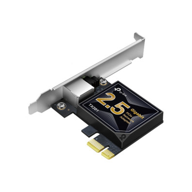 TARJETA DE RED TP-LINK TX201 PCIe 2.5GIGABIT - SOPORTE EST. Y PERFIL BAJO INCLUIDOS