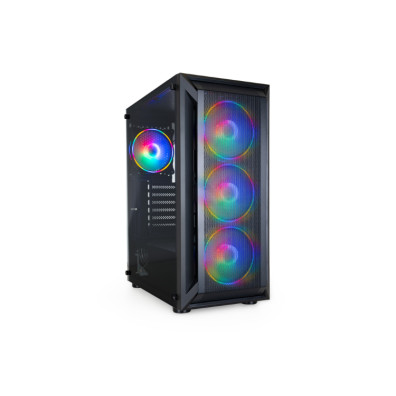 CAJA ATX NEGRA TOOQ TQGCC101-B "RAGNÄROK" | ATX/Micro ATX/Mini ITX VENTANA LATERAL DE