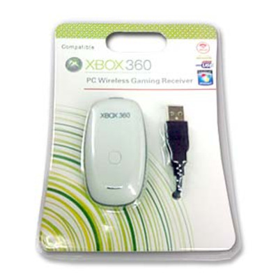 Receptor PC periféricos inalámbricos (No Oficial) Blanco Xbox 36