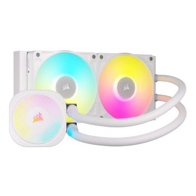 REFRIGERACIÓN LÍQUIDA CORSAIR iCUE LINK TITAN 240 RX RGB AIO WHITE - Ventiladores