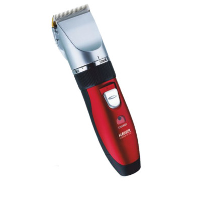 MAQUINA CORTAPELOS RECARGABLE HAEGER ROJO PROEDGER