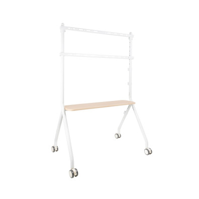 SOPORTE SUELO CON RUEDAS TOOQ iLOVE BLANCO/HAYA 49''-80''