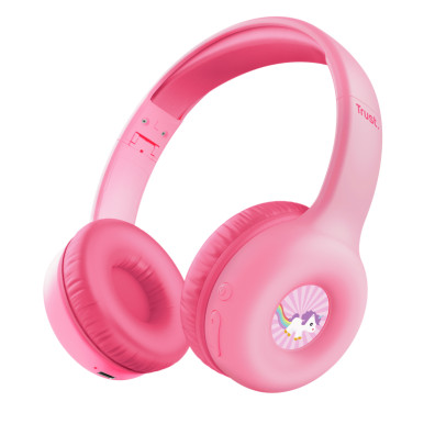Auriculares Inalámbricos Infantiles Rosa Trust Nouna
