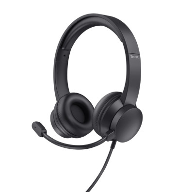 Auriculares Trust HS-201 Negro - Experiencia Multimedia