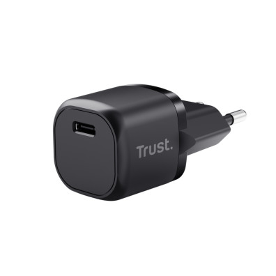 CARGADOR USB TRUST NEGRO 25174 USB-C 20W COMPATIBLE PD Y PPS 3A